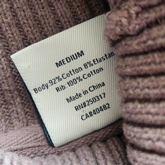 Varley Mauve Turtleneck Sweatshirt - Picture 12 of 16